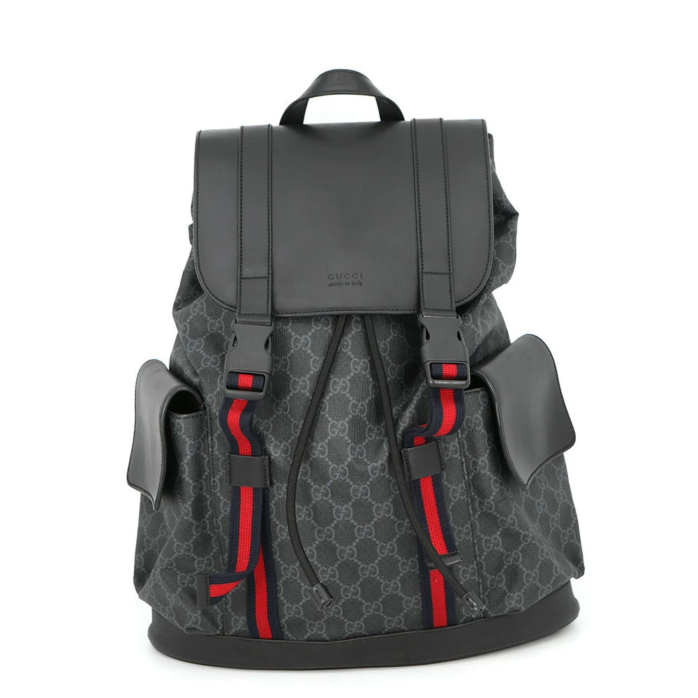 Gucci GG Supreme Backpack Bag Black